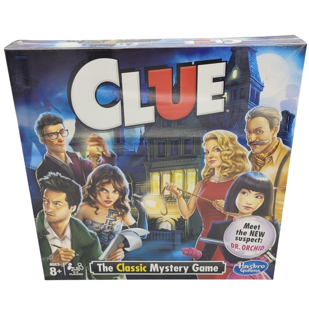 Hasbro Clue The Classic Mystery‎ Board Game NEW SEALED